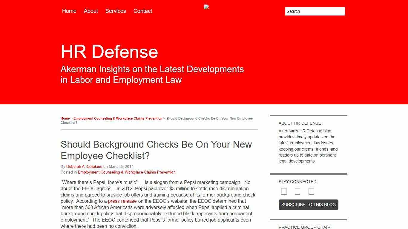 Should Background Checks Be On Your New Employee Checklist? HR Defense