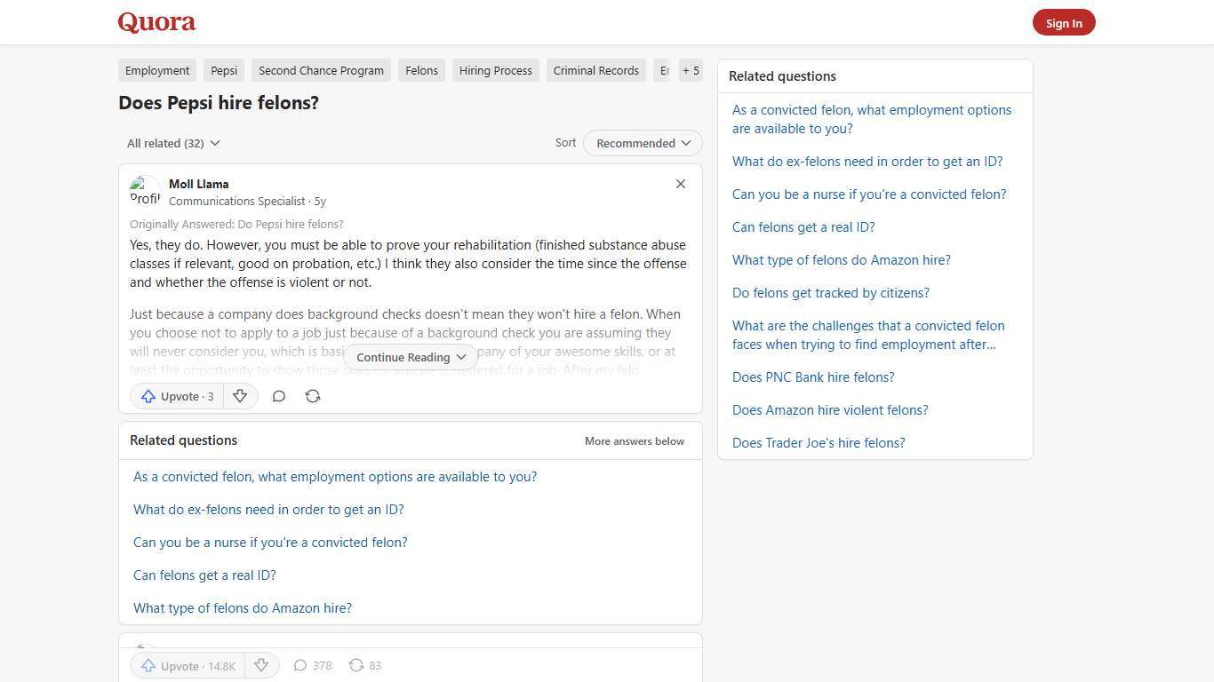 Does Pepsi hire felons? - Quora